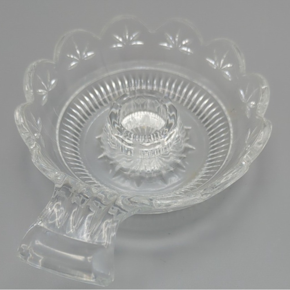 Vintage Partylite Clear Lead Crystal Chamberstick, Exellent Used Condition - Picture 5 of 11